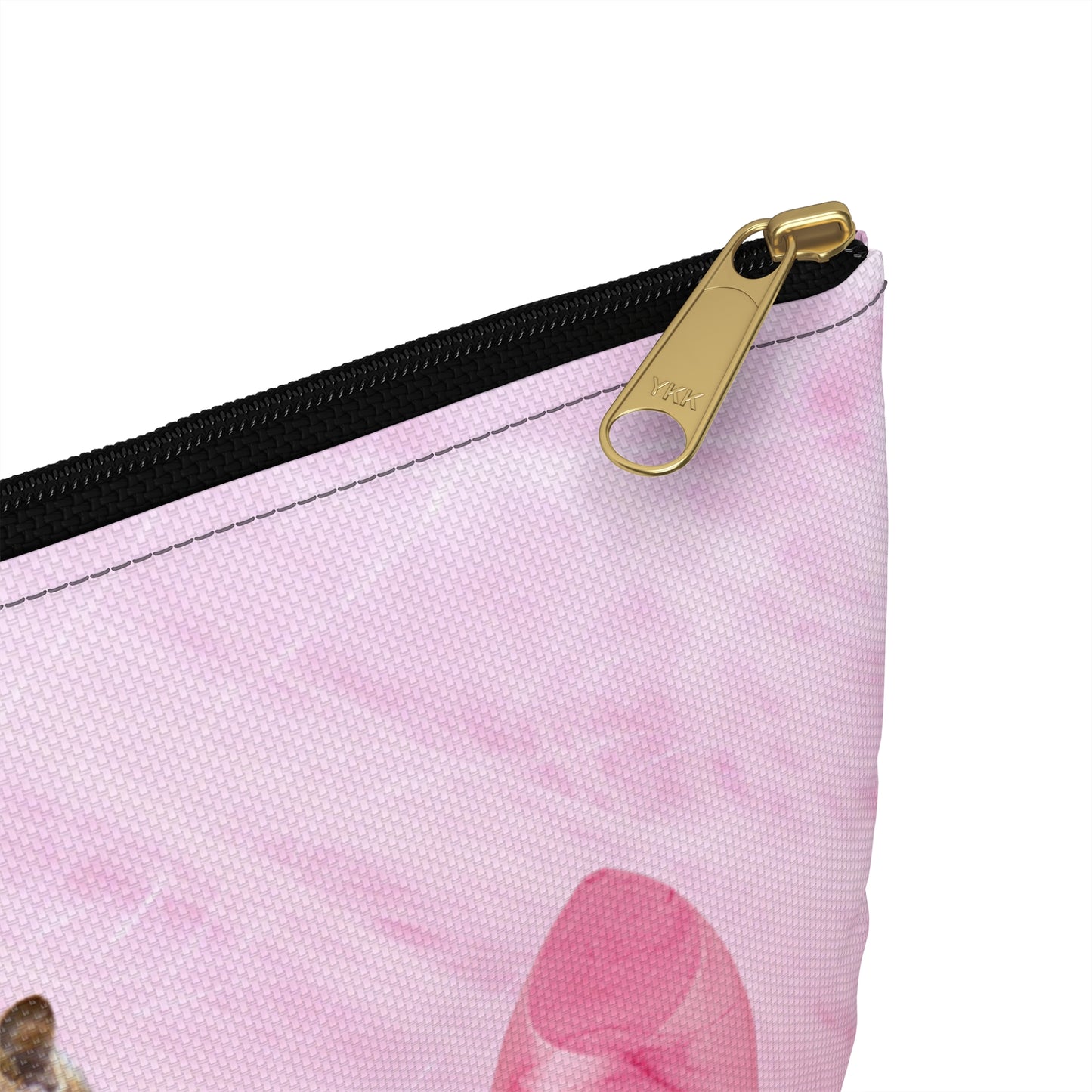 Vibrant Lipstick Accessory Pouch with Chipmunk Surprise - Unique Gift "Shocking Color"
