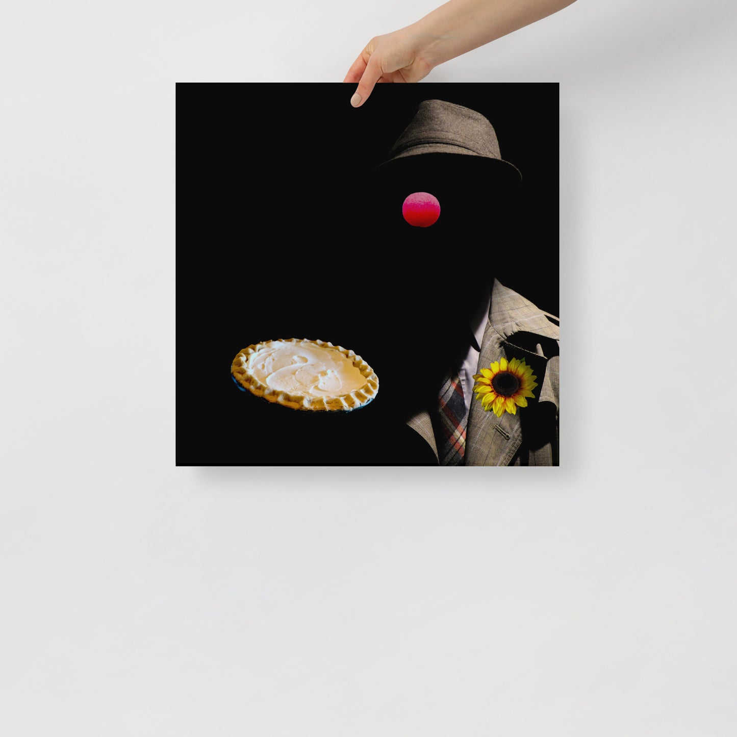 Collage Art Print of “Pow, Right In The Kisser”