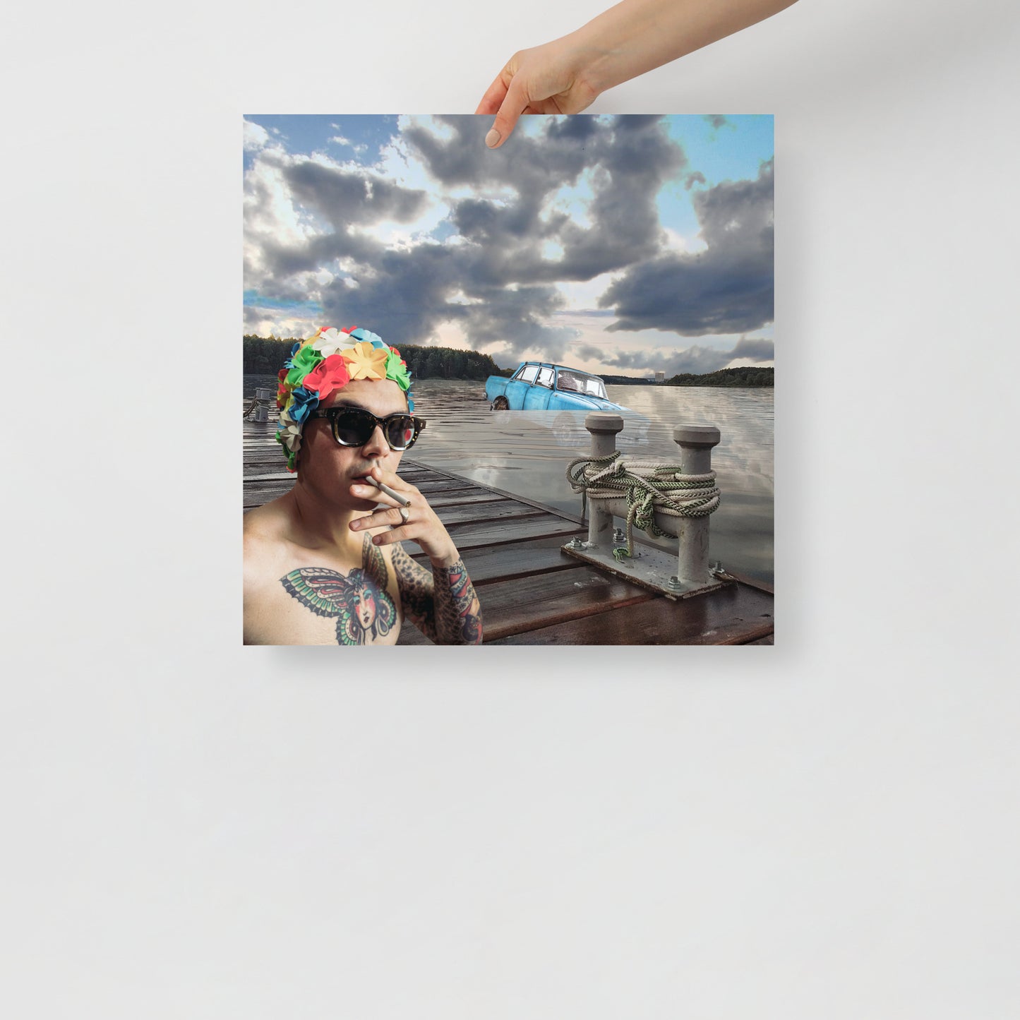 Collage Art Print of “That Sinking Feeling”