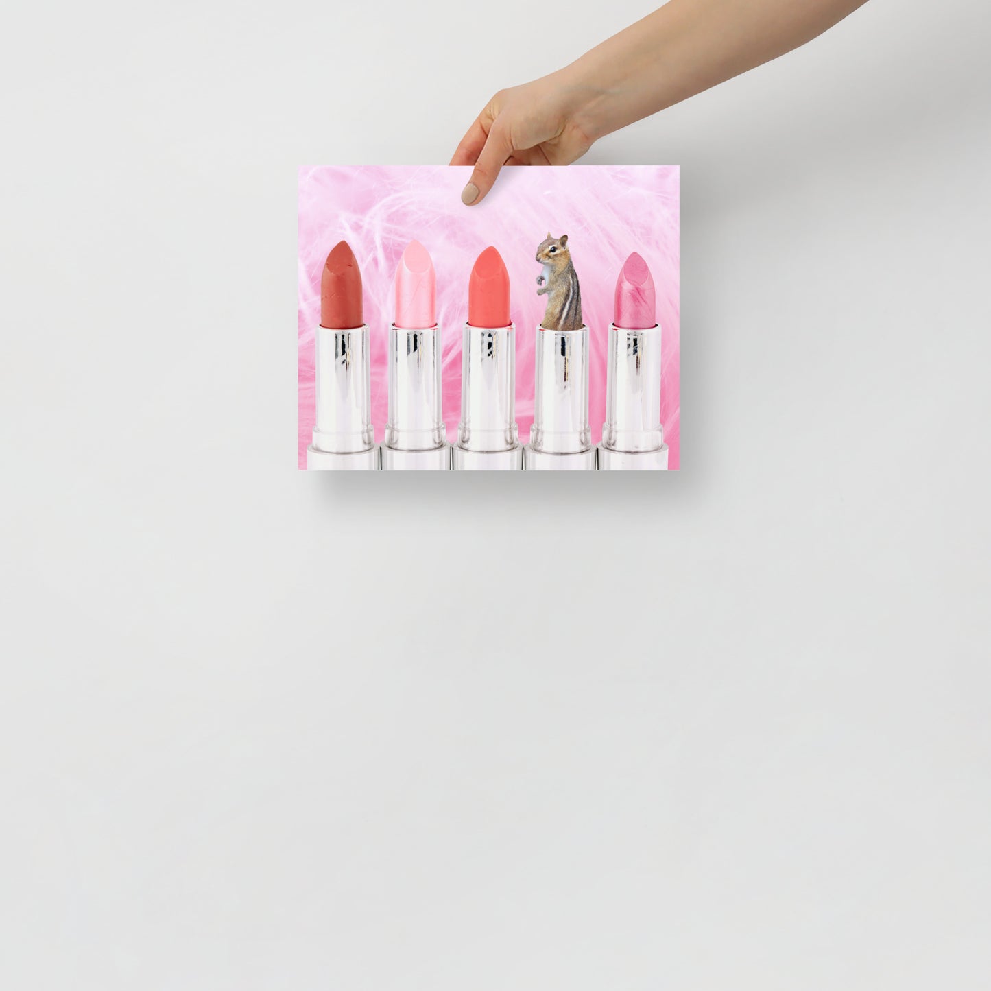 Collage Art Print of “Shocking Color”