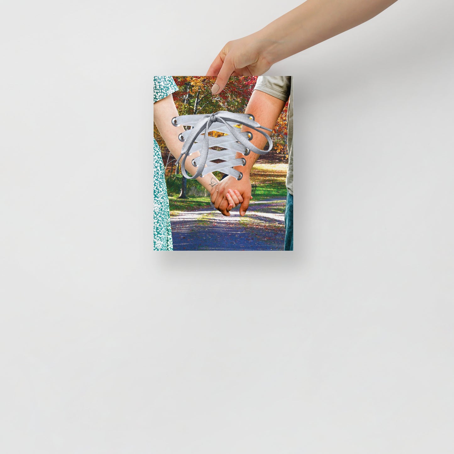 Collage Art Print of “Till Death Do Us Part”