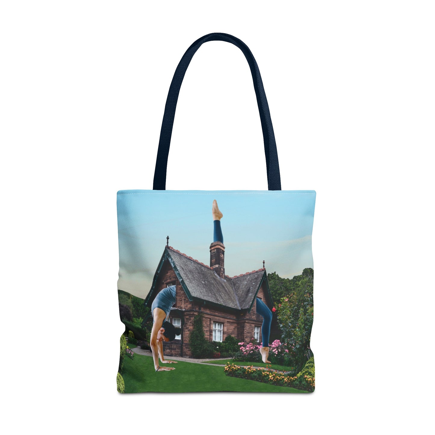 Namaste Home Tote Bag - Giantess Surreal Collage Art for Tranquility and Mindful Living