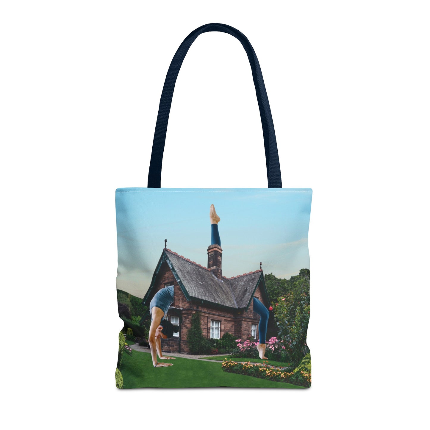 Namaste Home Tote Bag - Giantess Surreal Collage Art for Tranquility and Mindful Living