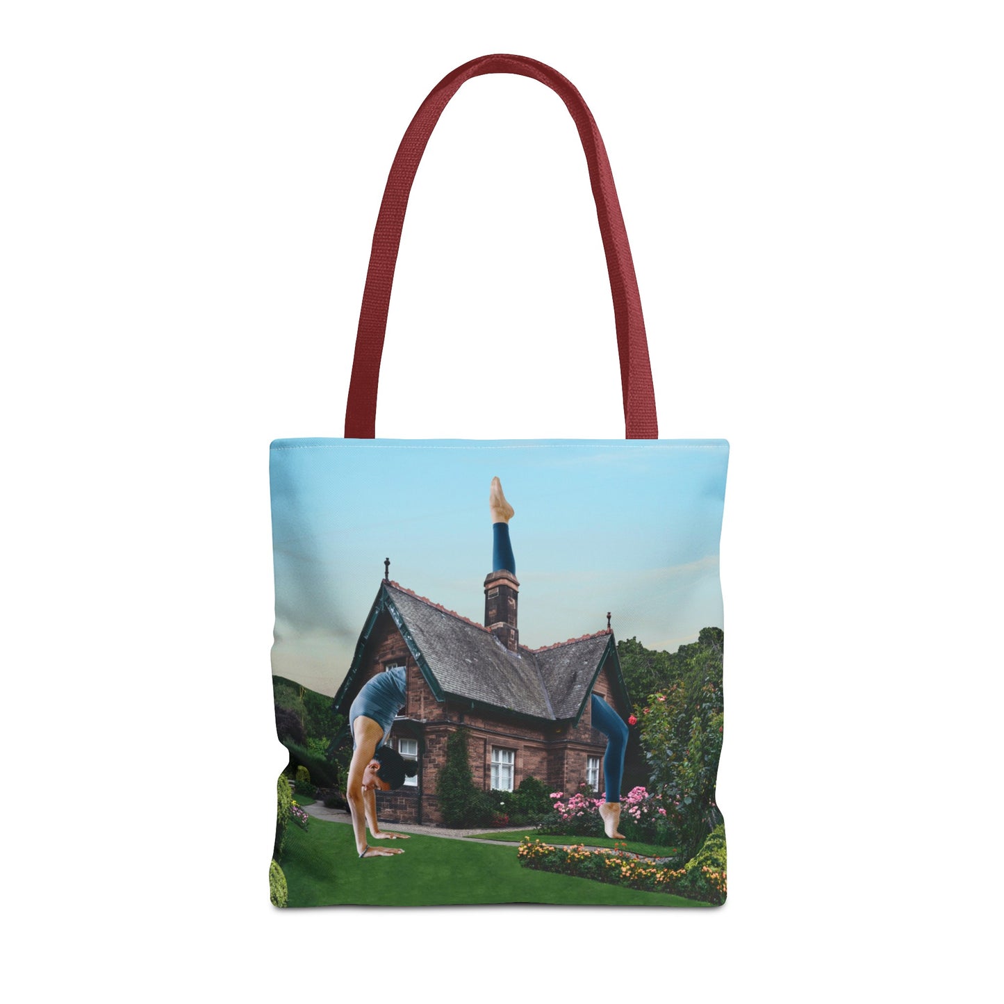 Namaste Home Tote Bag - Giantess Surreal Collage Art for Tranquility and Mindful Living