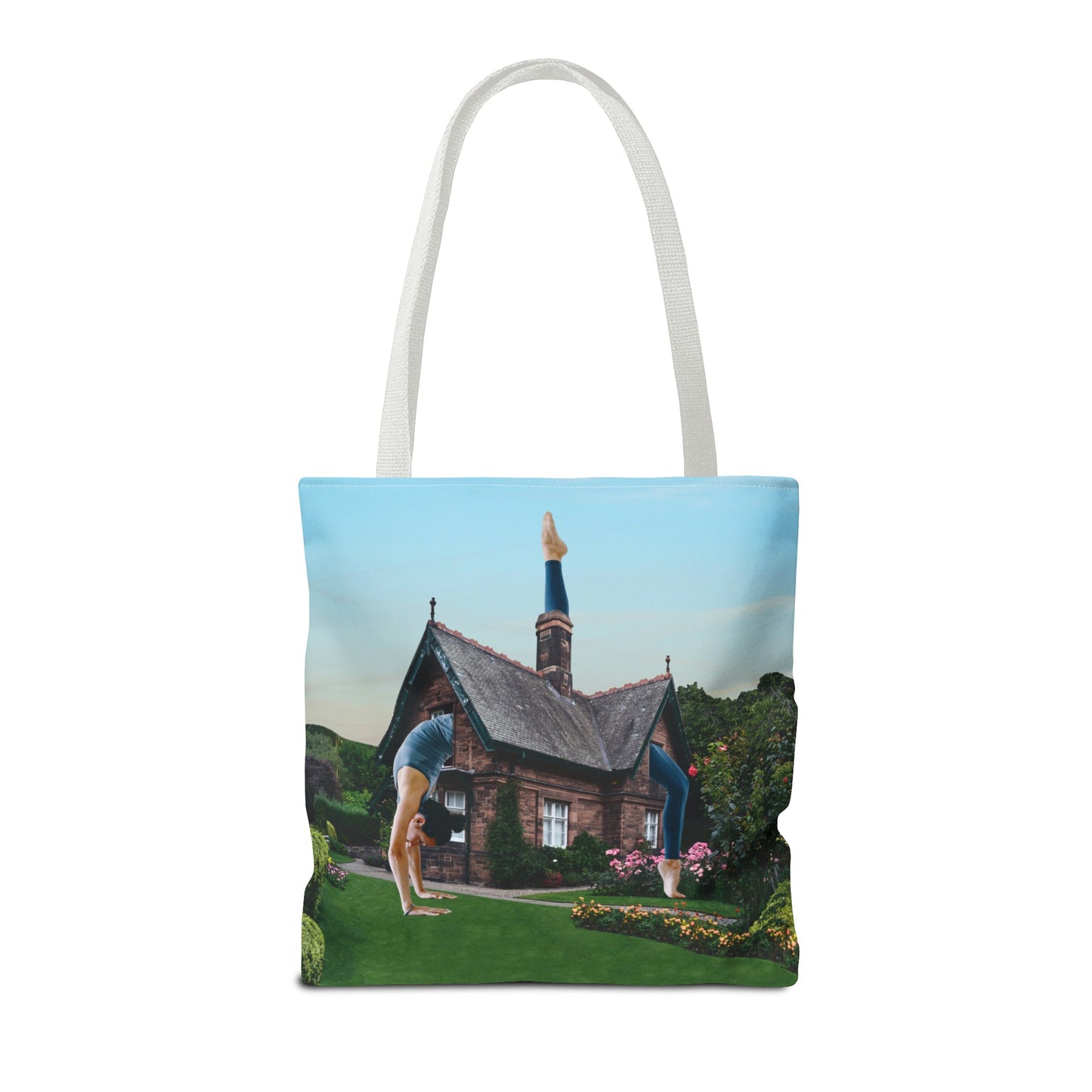 Namaste Home Tote Bag - Giantess Surreal Collage Art for Tranquility and Mindful Living