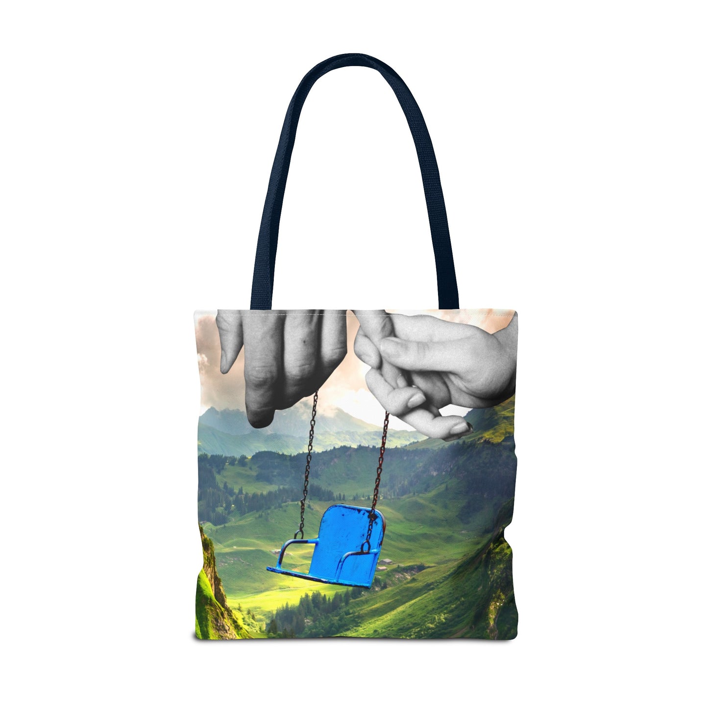 One-of-a-Kind Tote Bag with 'I've Got You' Art - Symbol of Parenthood and Love