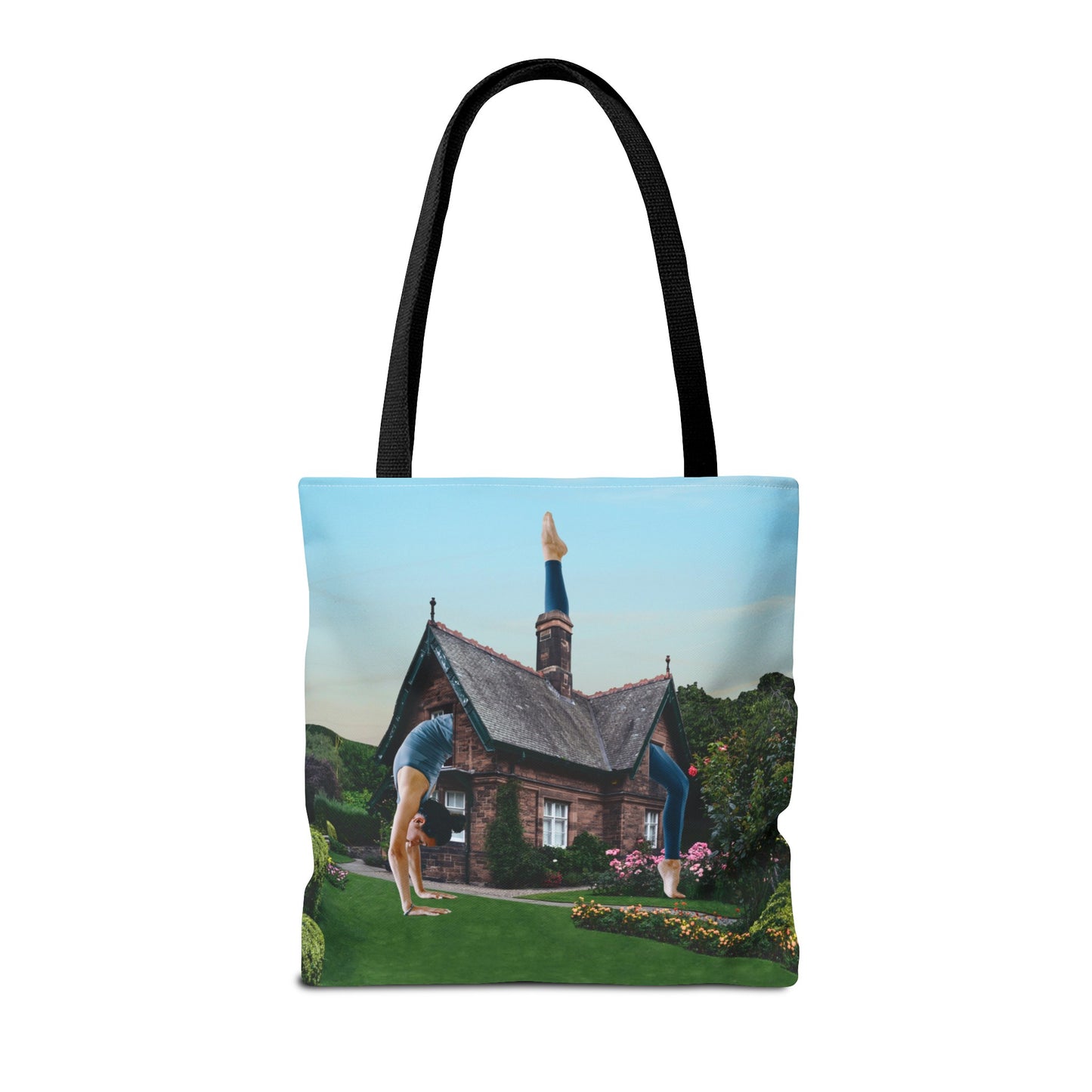 Namaste Home Tote Bag - Giantess Surreal Collage Art for Tranquility and Mindful Living