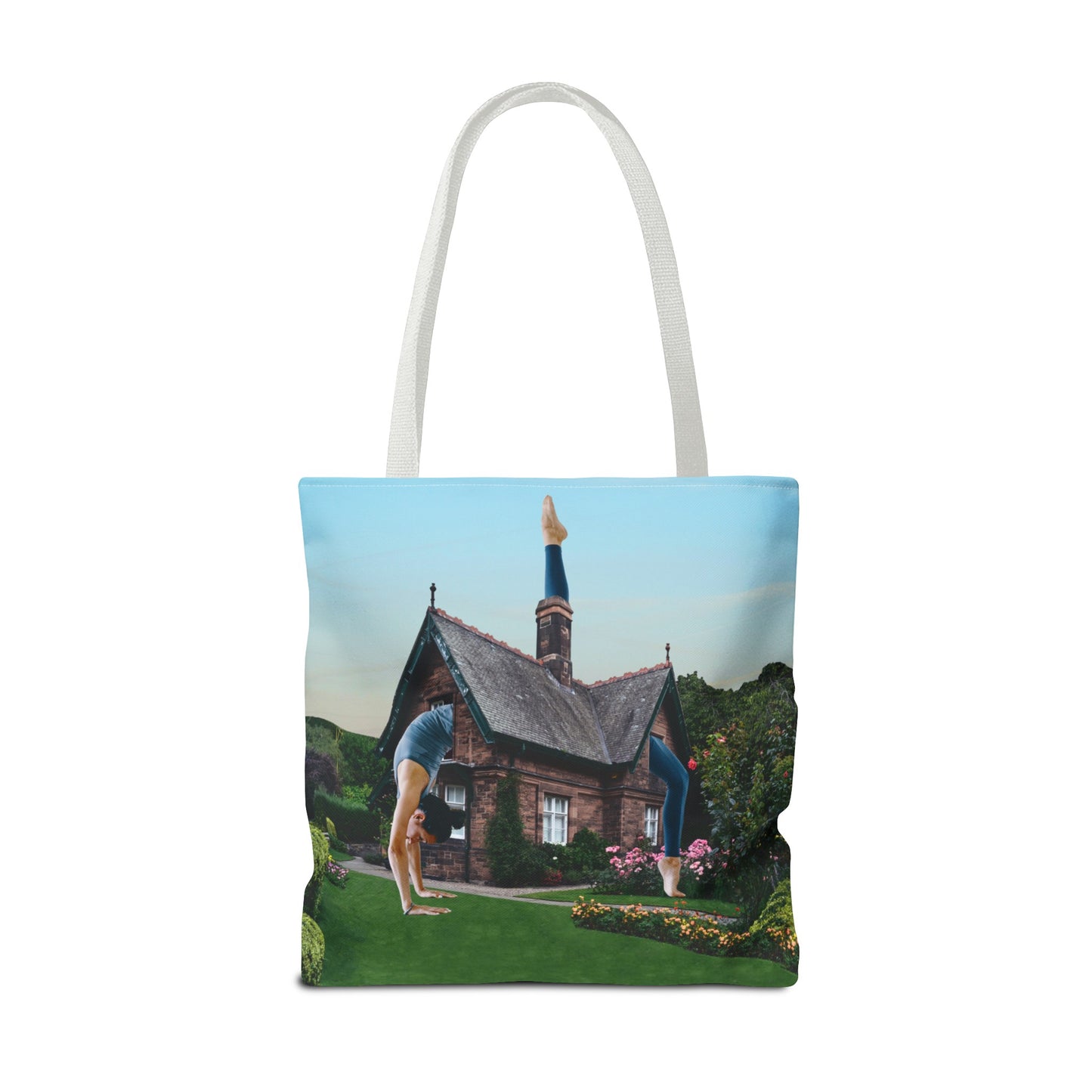 Namaste Home Tote Bag - Giantess Surreal Collage Art for Tranquility and Mindful Living