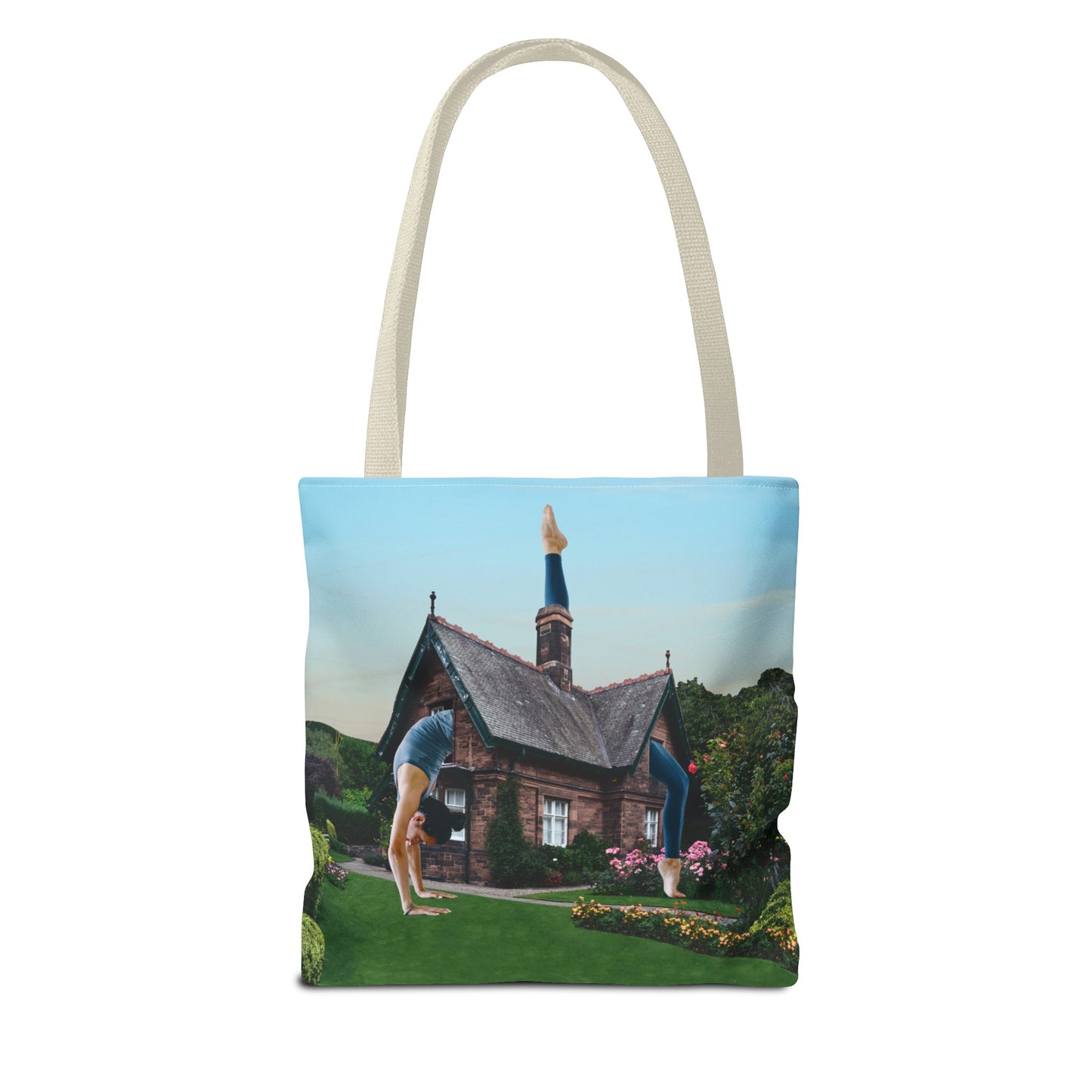 Namaste Home Tote Bag - Giantess Surreal Collage Art for Tranquility and Mindful Living