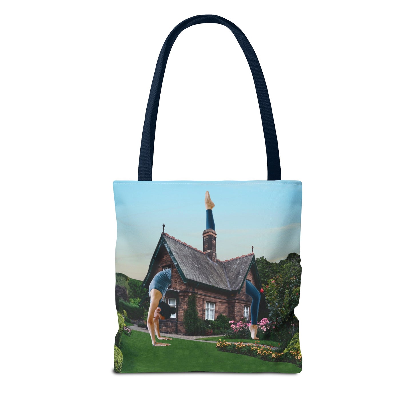 Namaste Home Tote Bag - Giantess Surreal Collage Art for Tranquility and Mindful Living