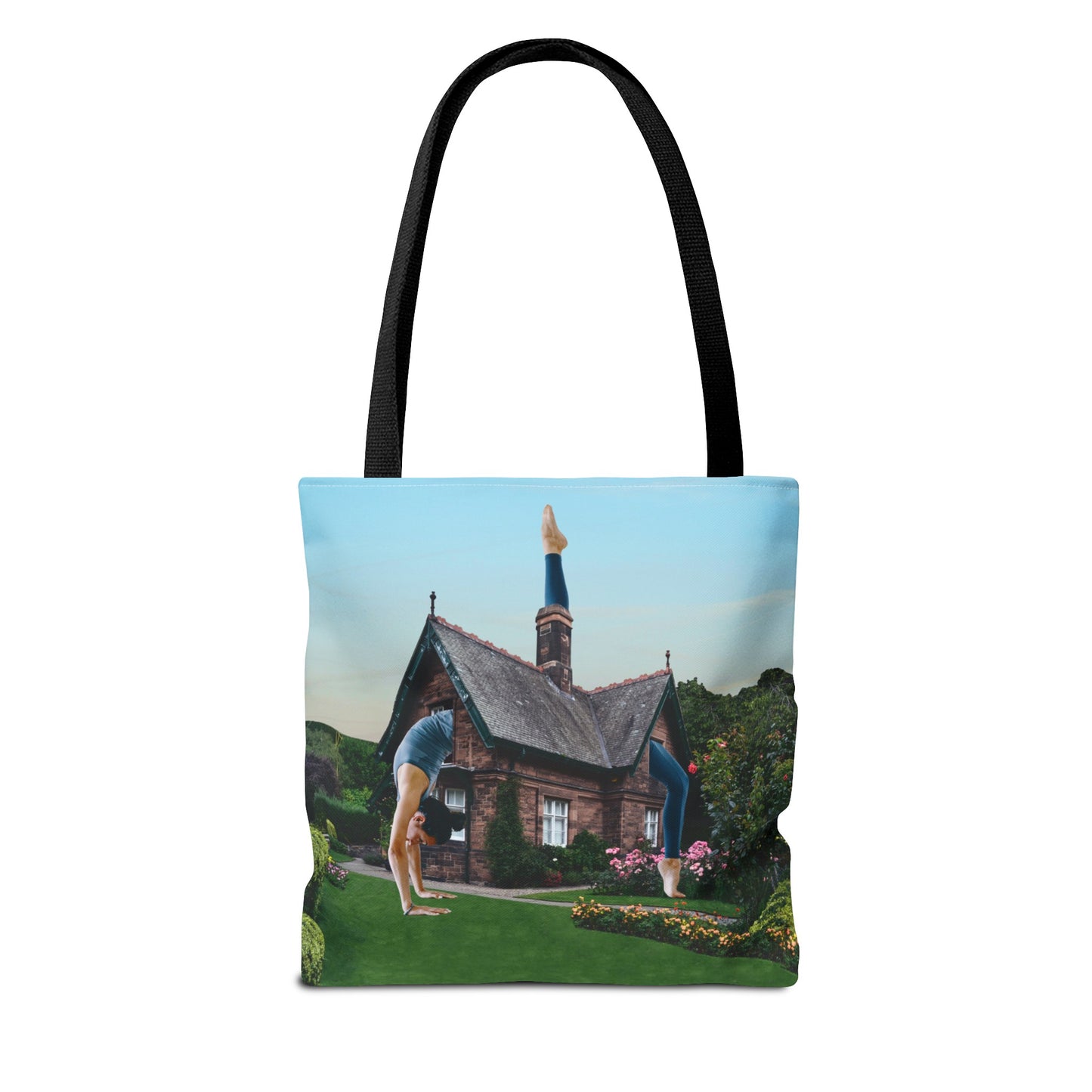 Namaste Home Tote Bag - Giantess Surreal Collage Art for Tranquility and Mindful Living