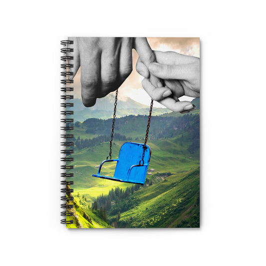 Whimsical Notebook with 'I've Got You' Art - Symbol of Parenthood and Love Family Bond