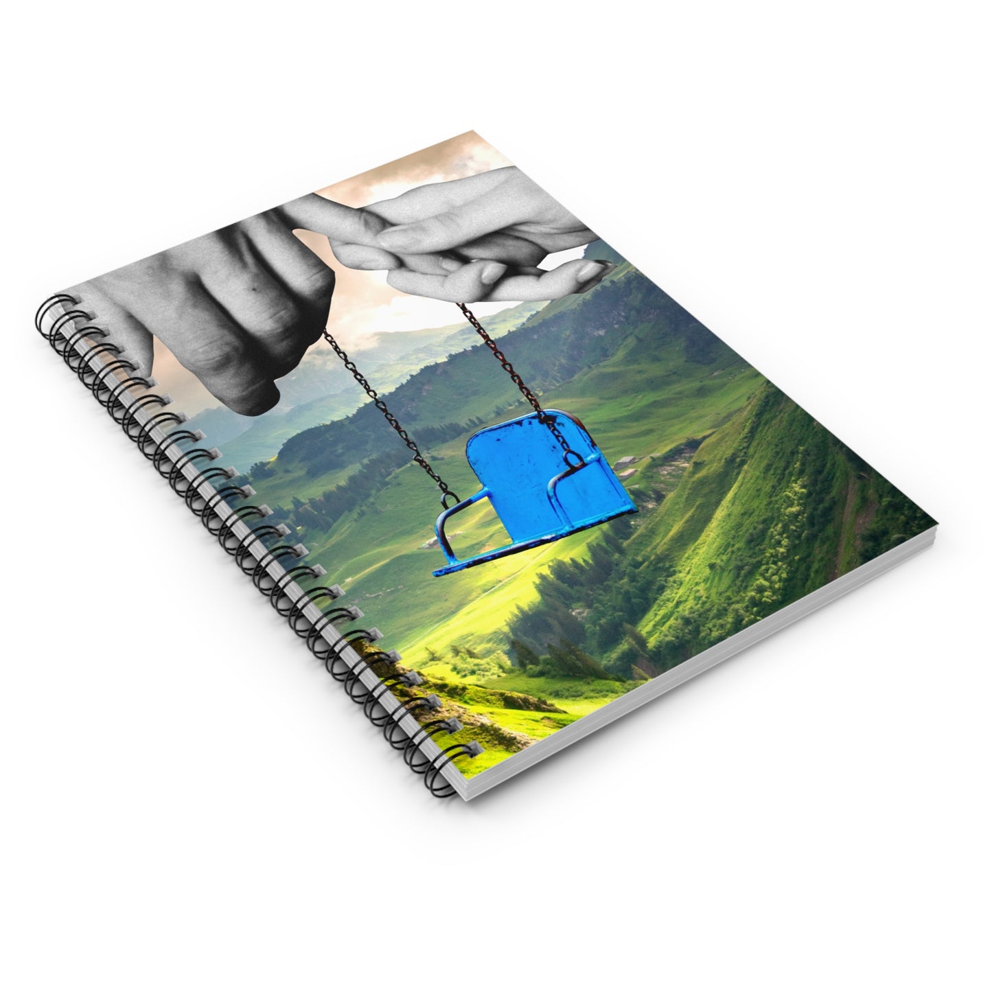 Whimsical Notebook with 'I've Got You' Art - Symbol of Parenthood and Love Family Bond