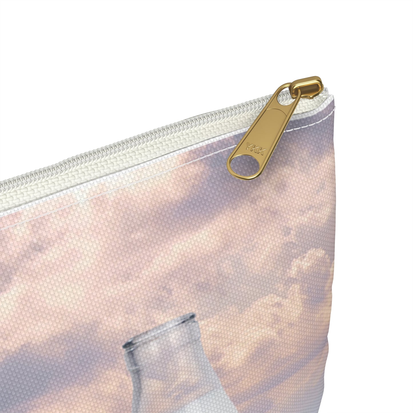 Whimsical Bees Adventure Accessory Pouch - Milk & Honey Collage Art