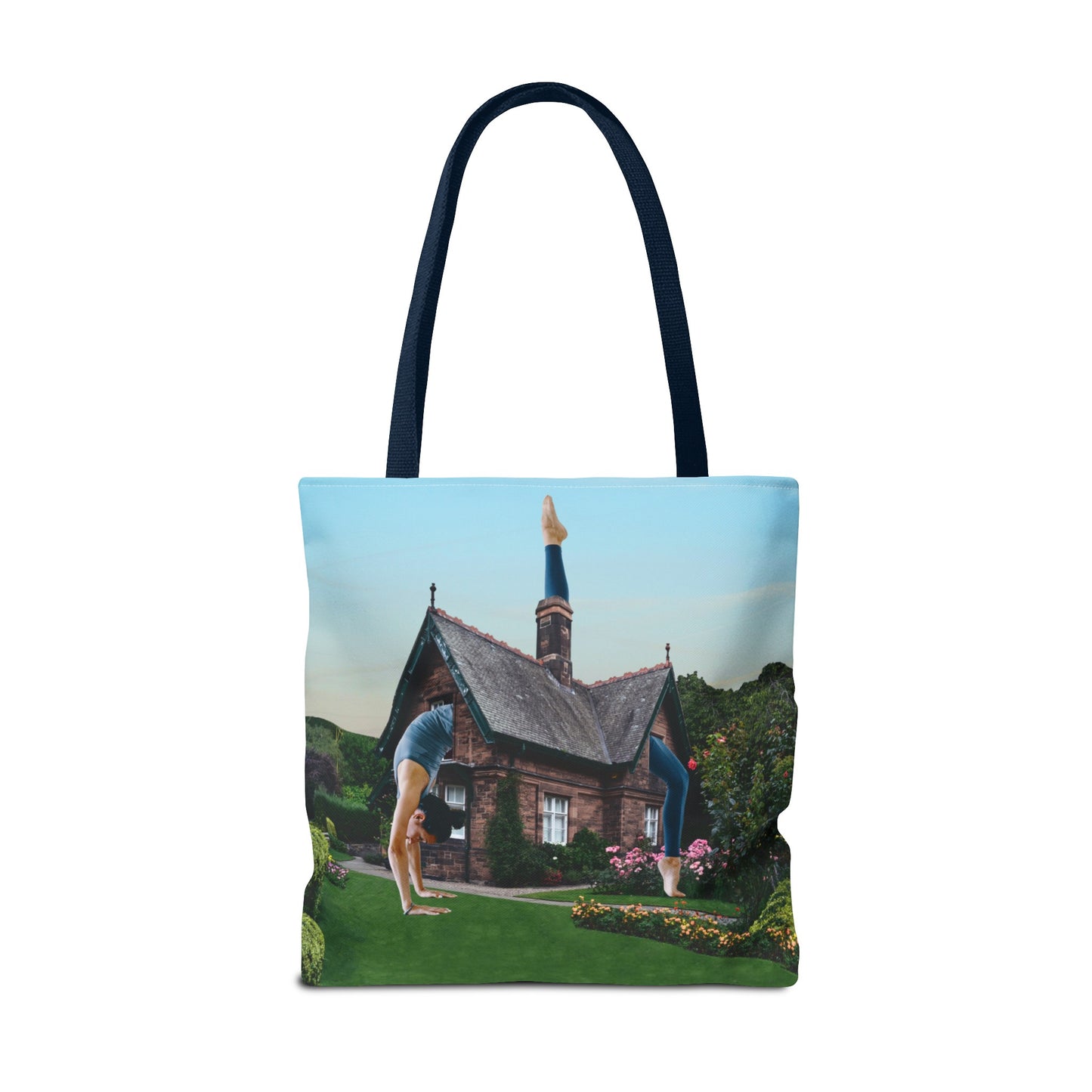 Namaste Home Tote Bag - Giantess Surreal Collage Art for Tranquility and Mindful Living