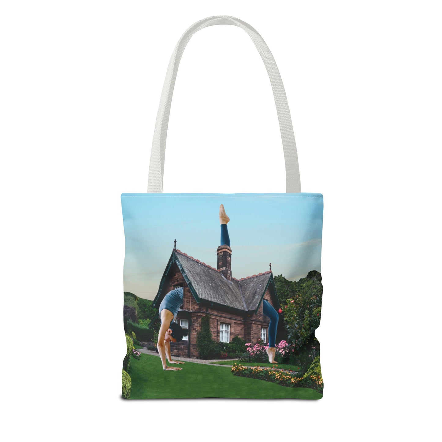 Namaste Home Tote Bag - Giantess Surreal Collage Art for Tranquility and Mindful Living