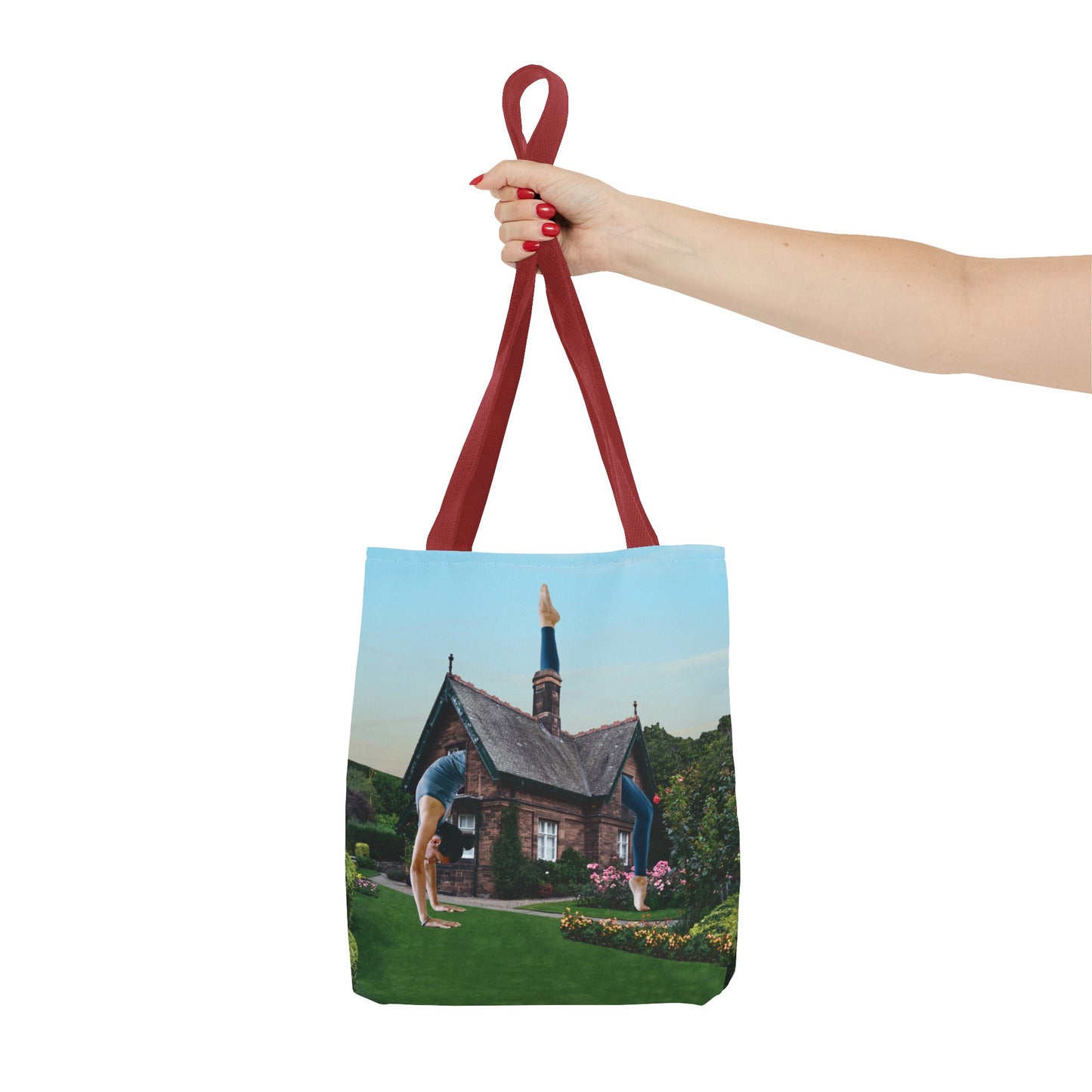 Namaste Home Tote Bag - Giantess Surreal Collage Art for Tranquility and Mindful Living