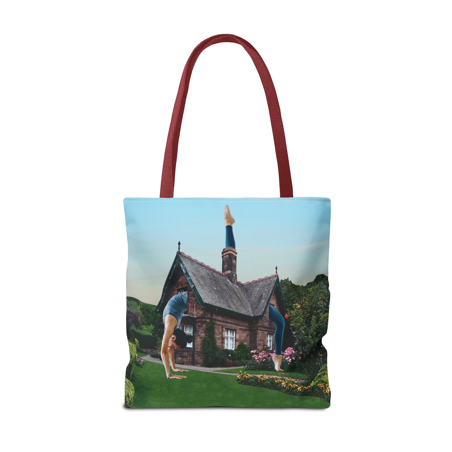 Namaste Home Tote Bag - Giantess Surreal Collage Art for Tranquility and Mindful Living