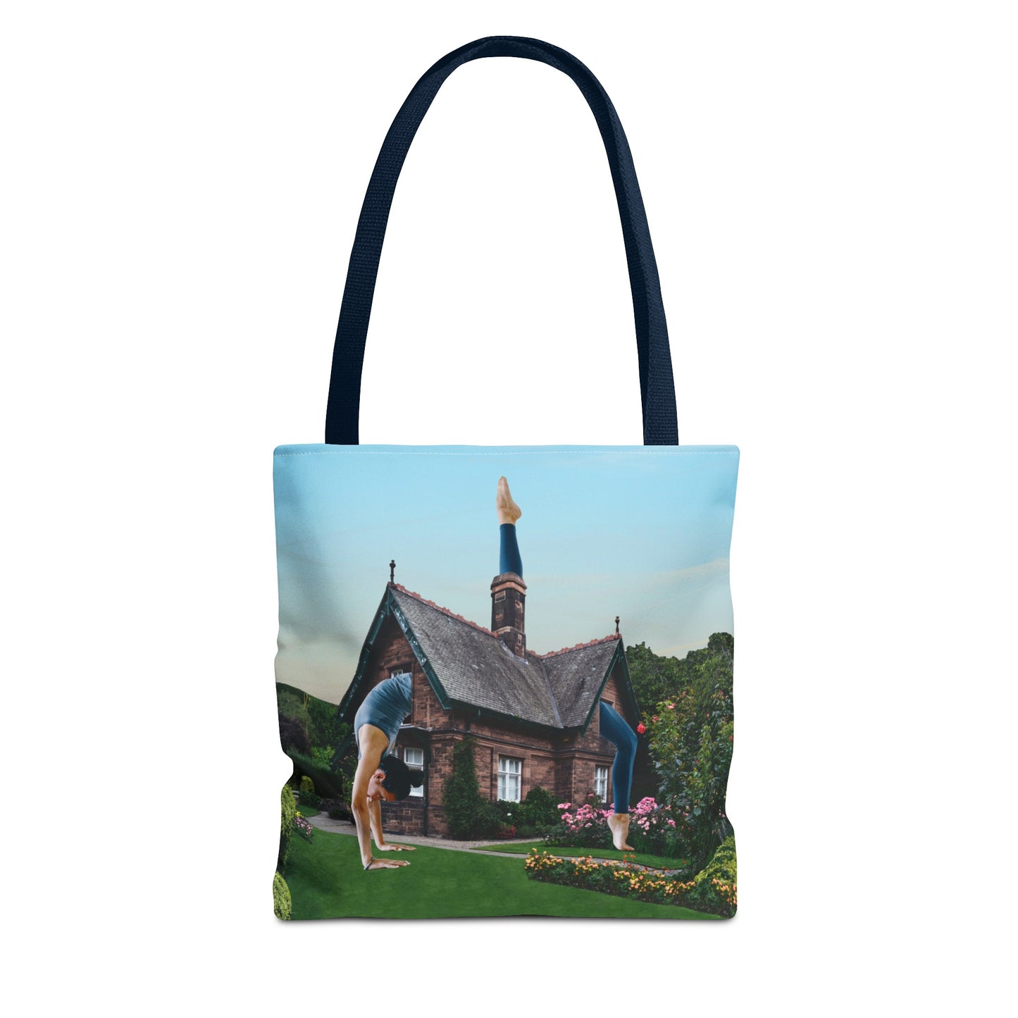 Namaste Home Tote Bag - Giantess Surreal Collage Art for Tranquility and Mindful Living