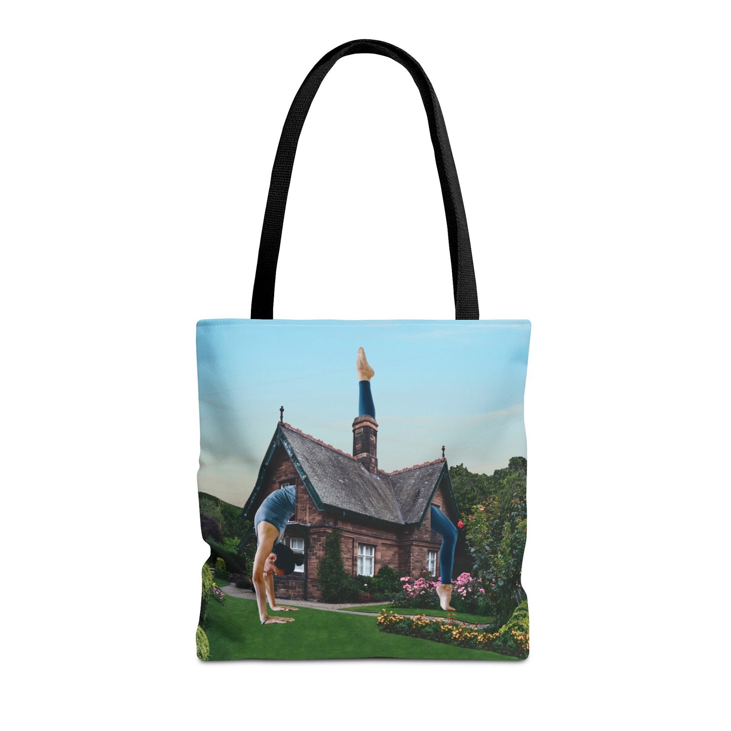 Namaste Home Tote Bag - Giantess Surreal Collage Art for Tranquility and Mindful Living