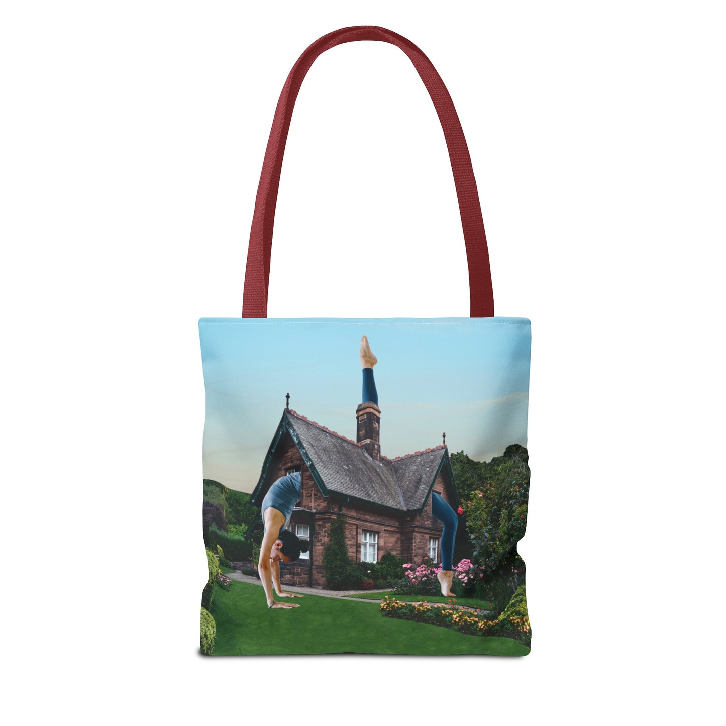 Namaste Home Tote Bag - Giantess Surreal Collage Art for Tranquility and Mindful Living