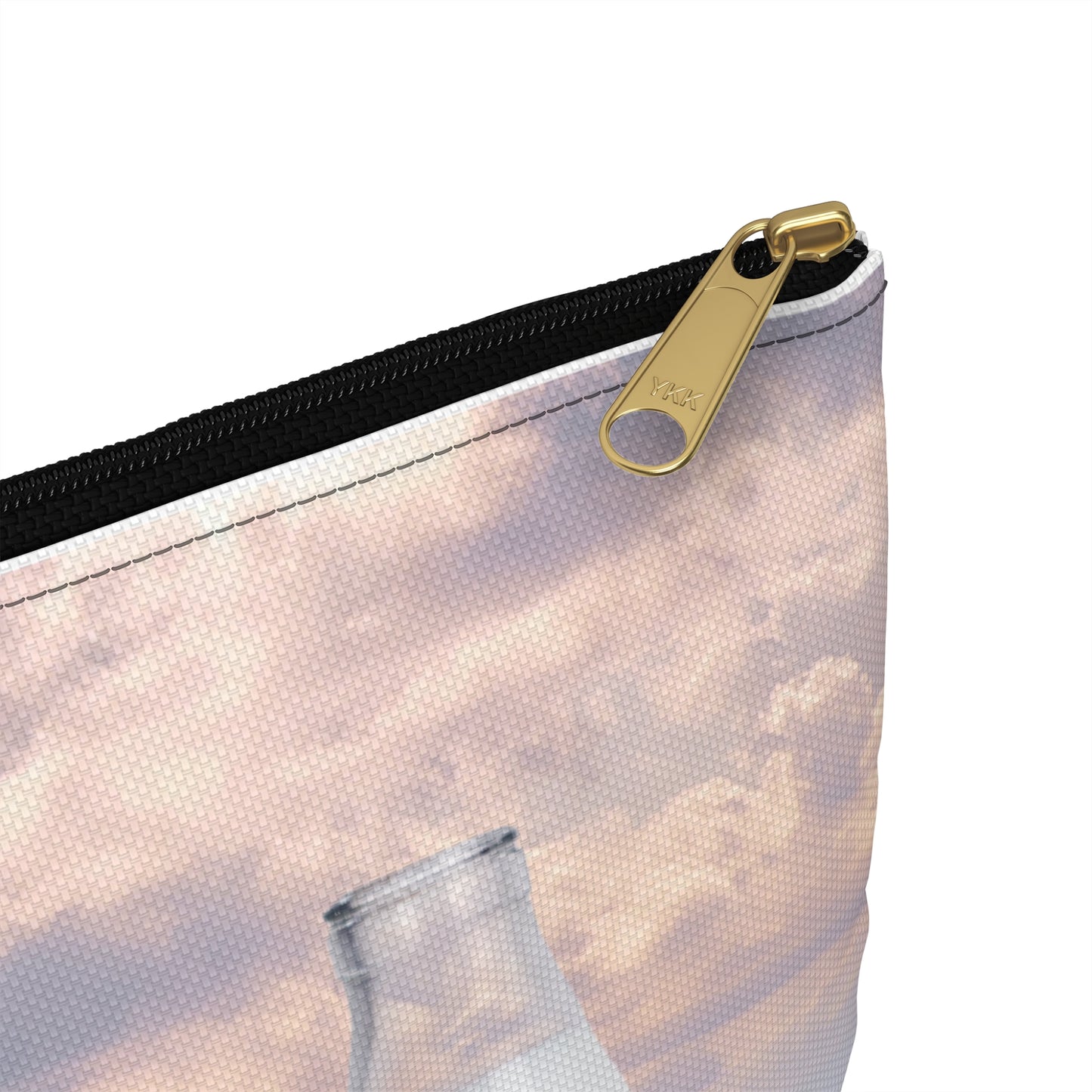 Whimsical Bees Adventure Accessory Pouch - Milk & Honey Collage Art