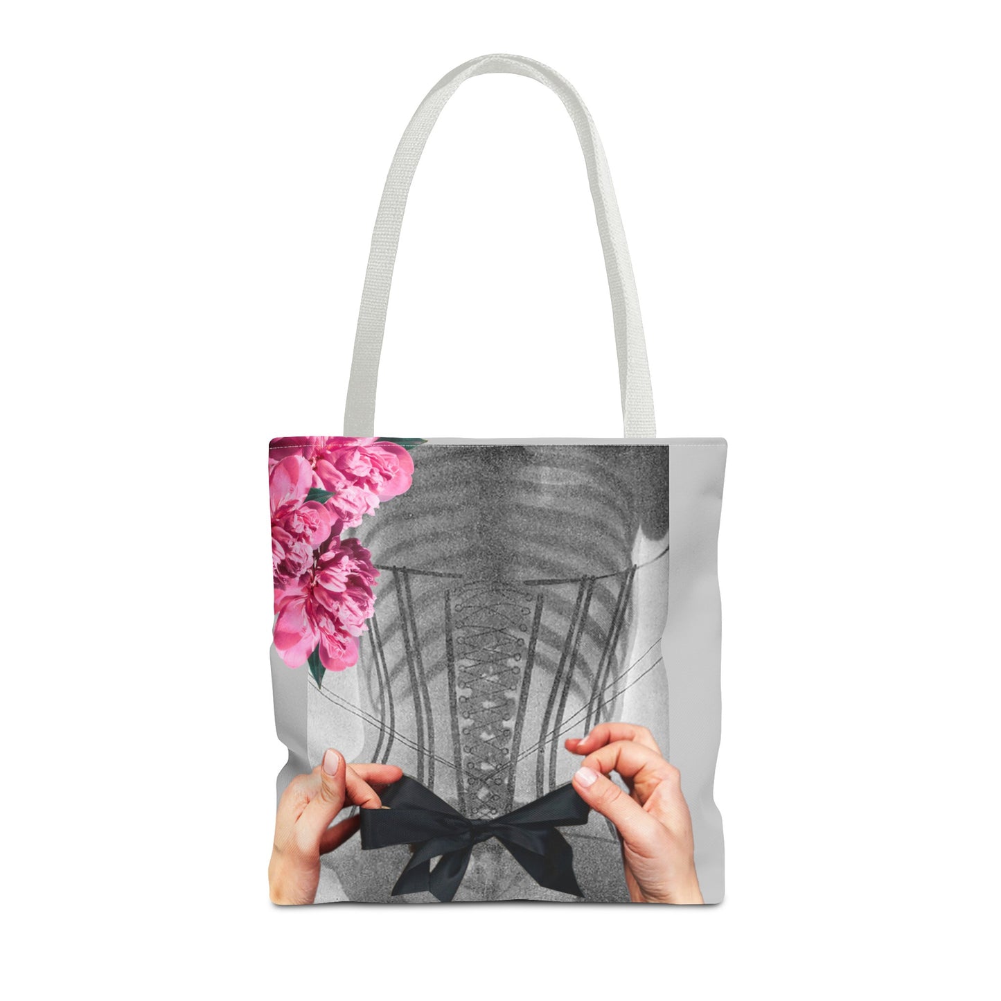 Feminist Statement Tote Bag - Inner Beauty X-ray Collage - Feminist Strength