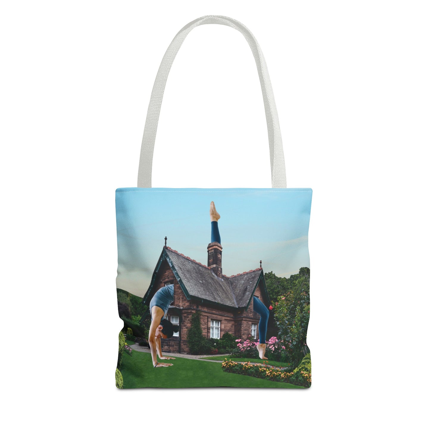 Namaste Home Tote Bag - Giantess Surreal Collage Art for Tranquility and Mindful Living