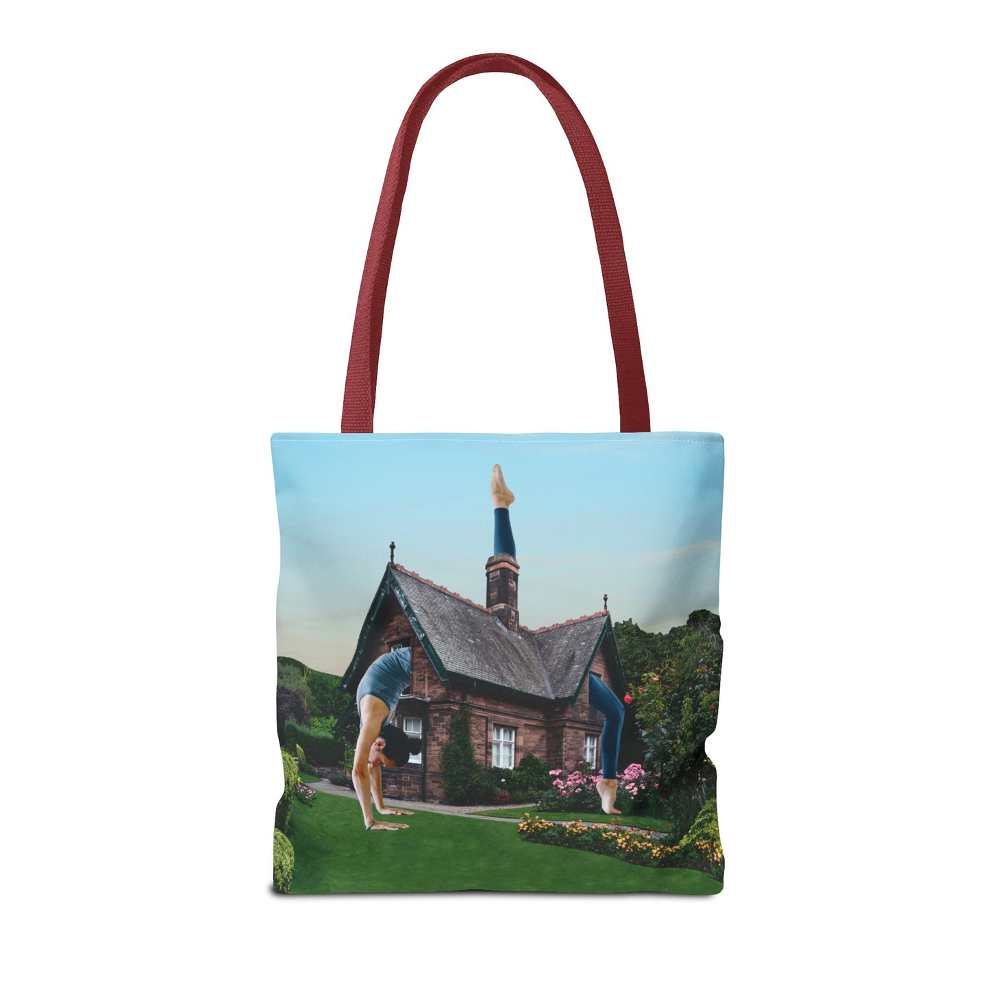 Namaste Home Tote Bag - Giantess Surreal Collage Art for Tranquility and Mindful Living