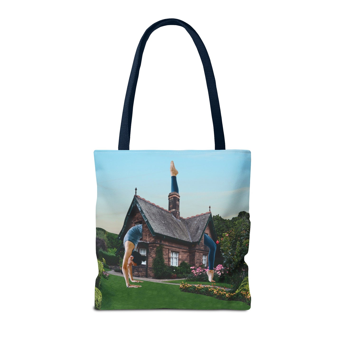 Namaste Home Tote Bag - Giantess Surreal Collage Art for Tranquility and Mindful Living