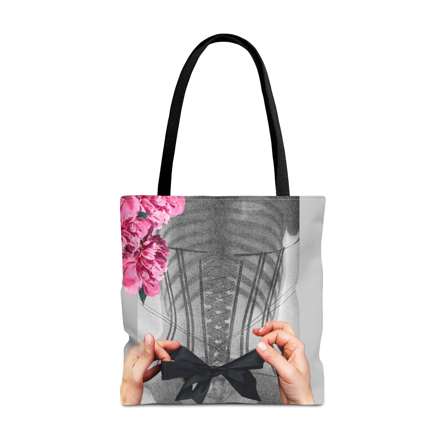 Feminist Statement Tote Bag - Inner Beauty X-ray Collage - Feminist Strength