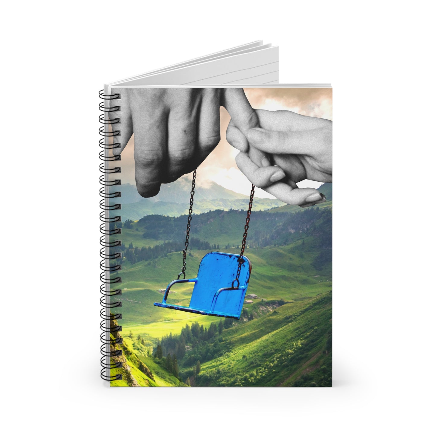 Whimsical Notebook with 'I've Got You' Art - Symbol of Parenthood and Love Family Bond