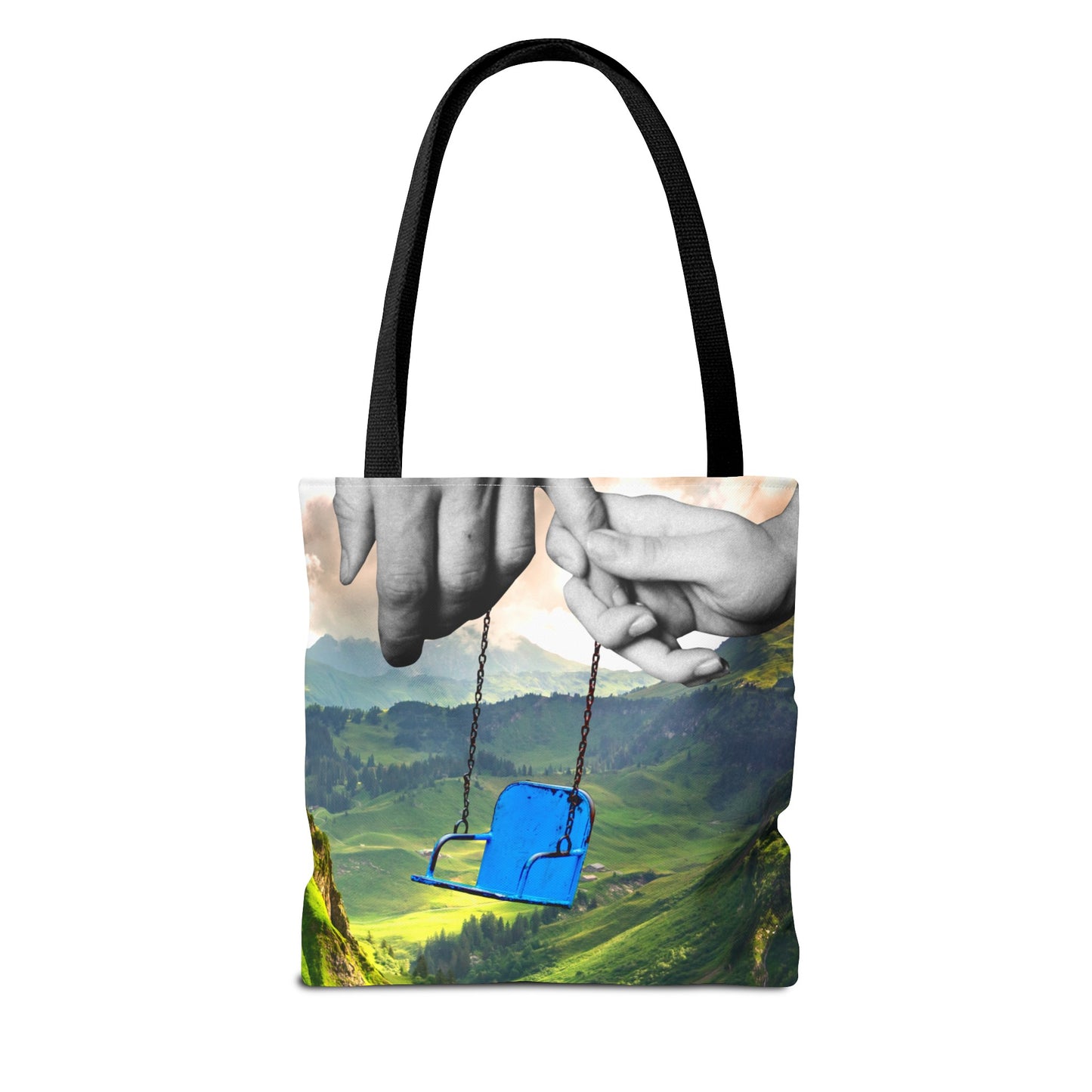 One-of-a-Kind Tote Bag with 'I've Got You' Art - Symbol of Parenthood and Love