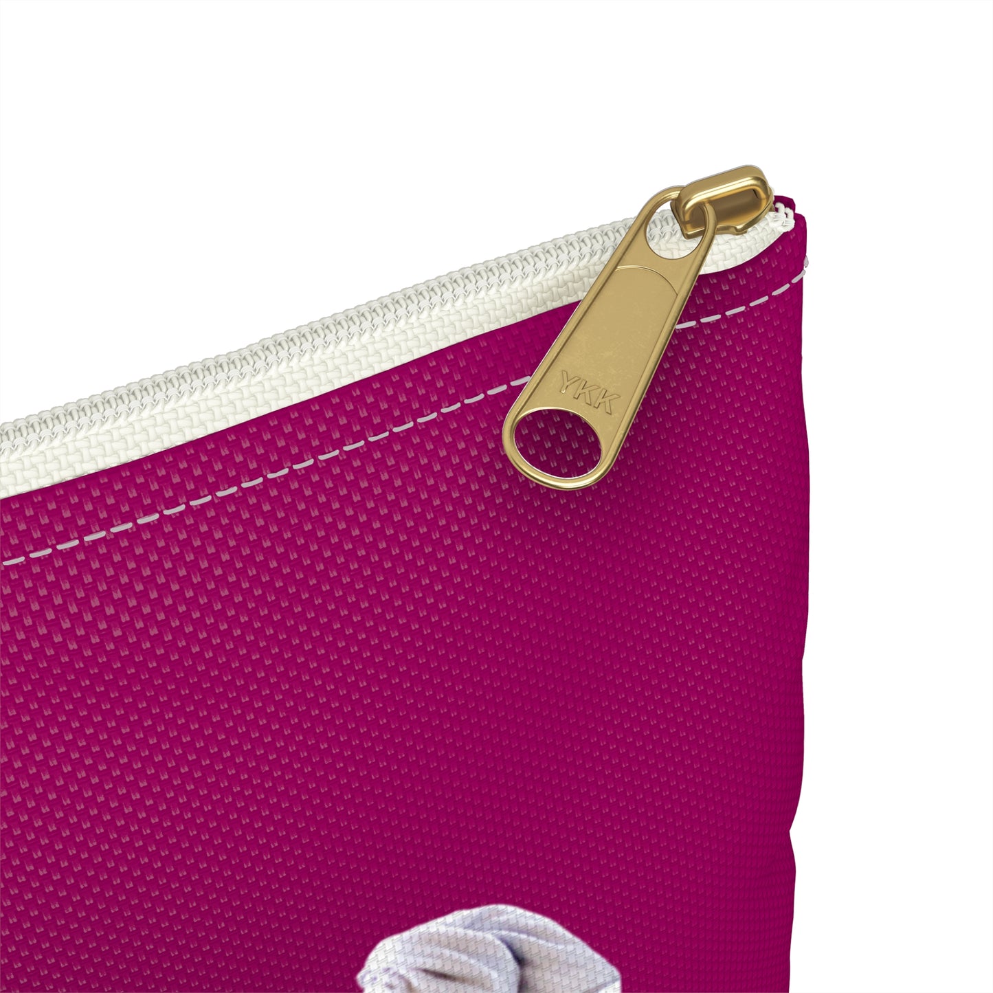 Food Lover's Delight Accessory Pouch - Woman Soaking in Bathtub with Burrito and Lime Wedges