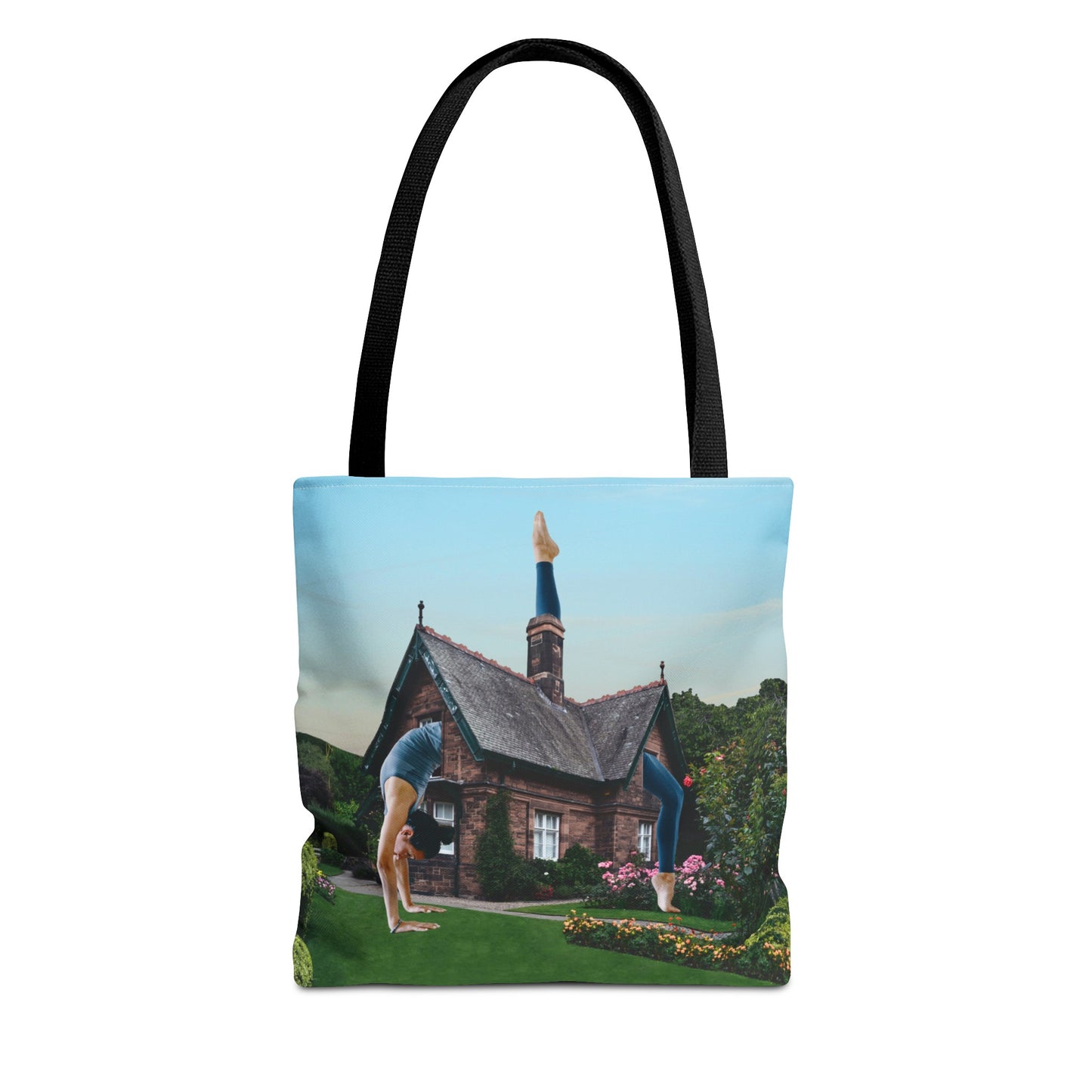 Namaste Home Tote Bag - Giantess Surreal Collage Art for Tranquility and Mindful Living