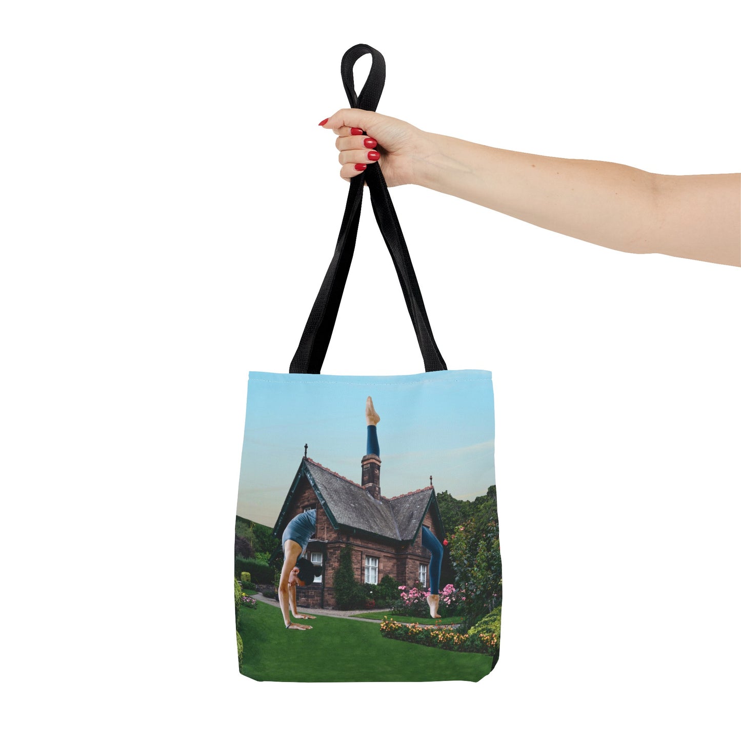Namaste Home Tote Bag - Giantess Surreal Collage Art for Tranquility and Mindful Living