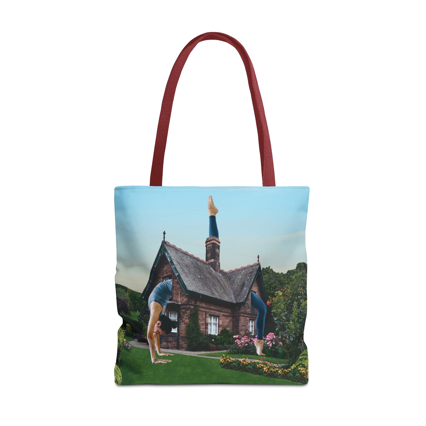 Namaste Home Tote Bag - Giantess Surreal Collage Art for Tranquility and Mindful Living