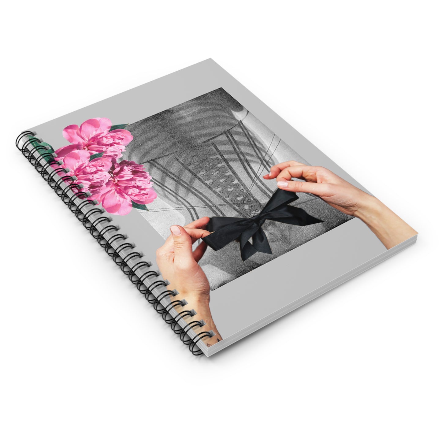 Feminist Statement Notebook - Inner Beauty X-ray Collage - Feminist Strength Journal, Diary