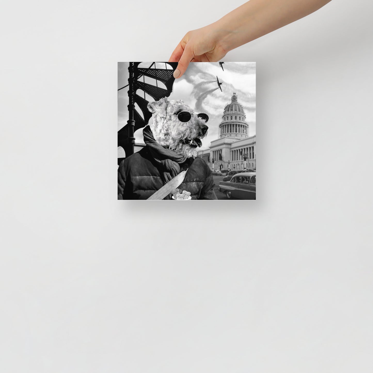 Collage Art Print of “Artisanal Treat Truck