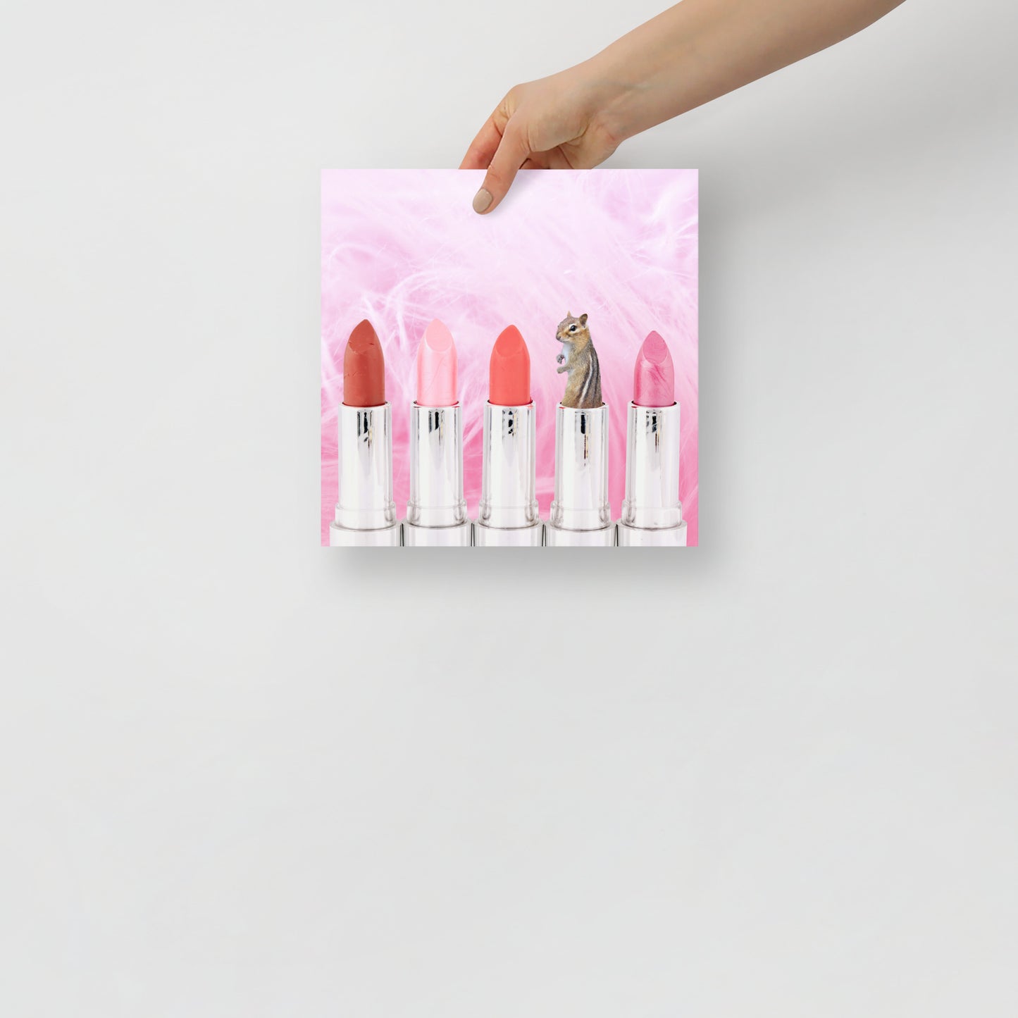 Collage Art Print of “Shocking Color”