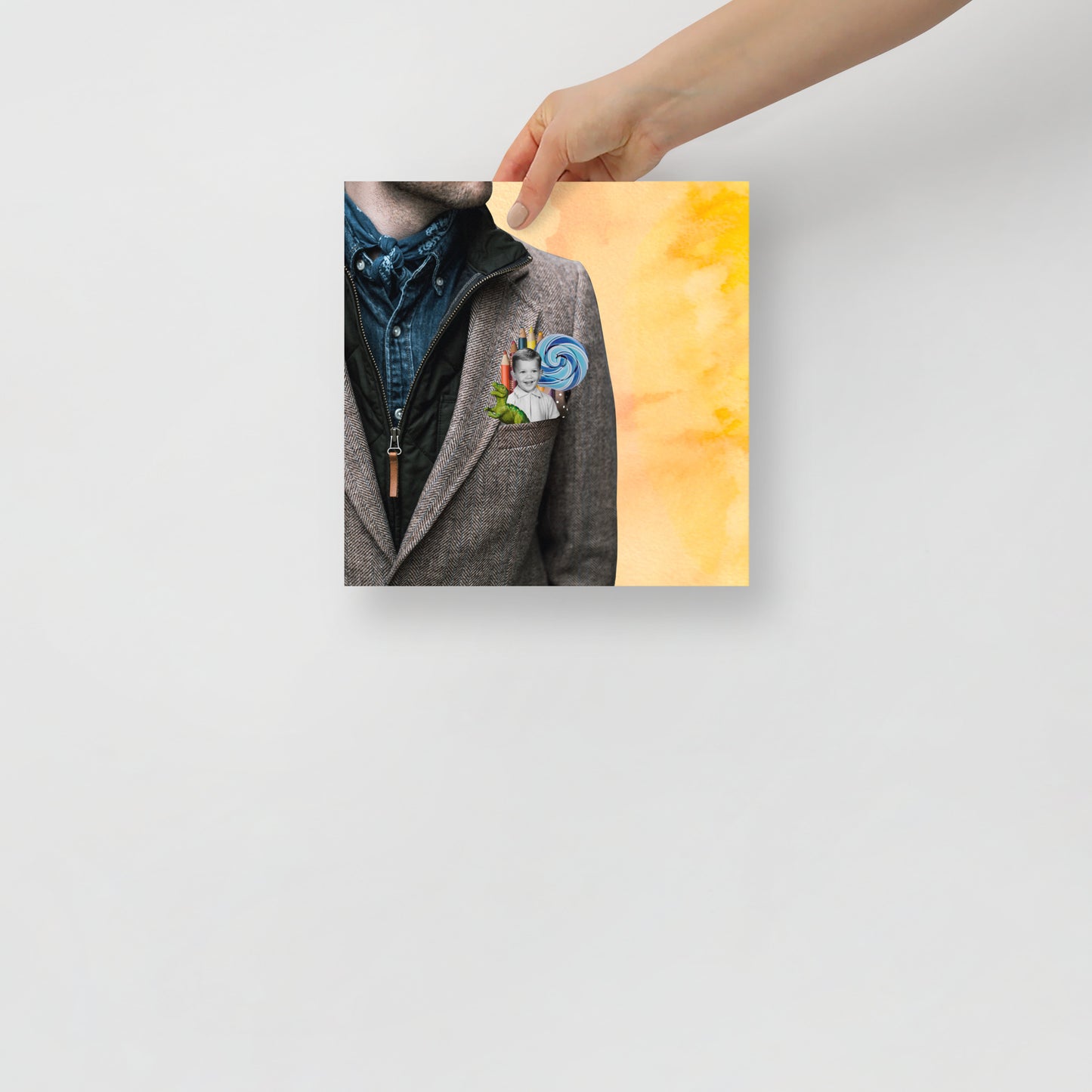 Collage Art Print of “The Things They Carried”