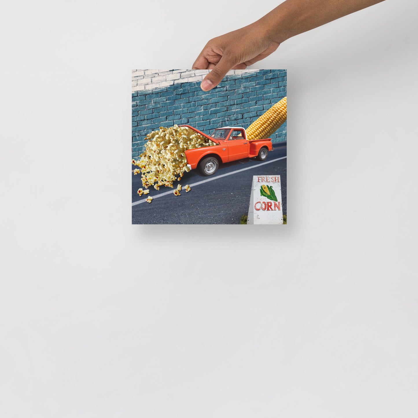 Collage Art Print of “It’s Corn”