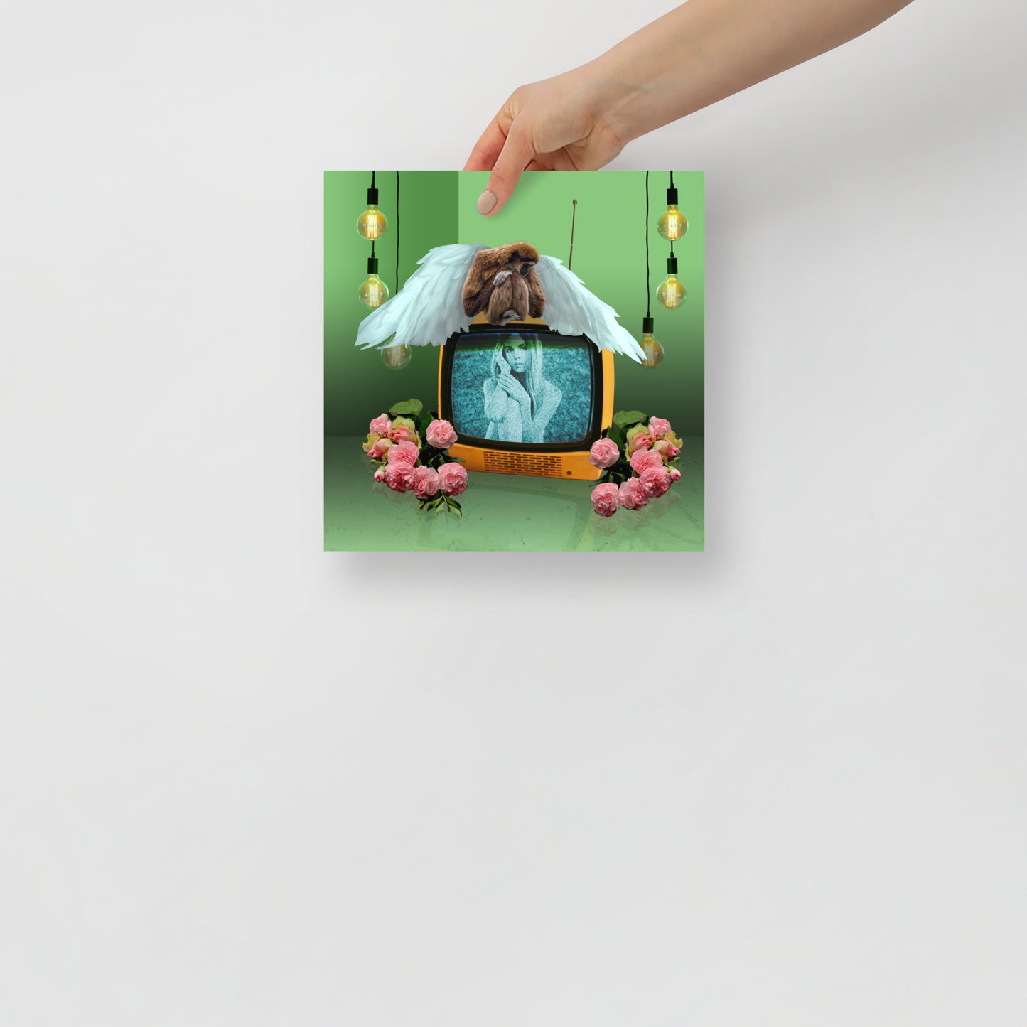 Collage Art Print of “Monkey Shines”