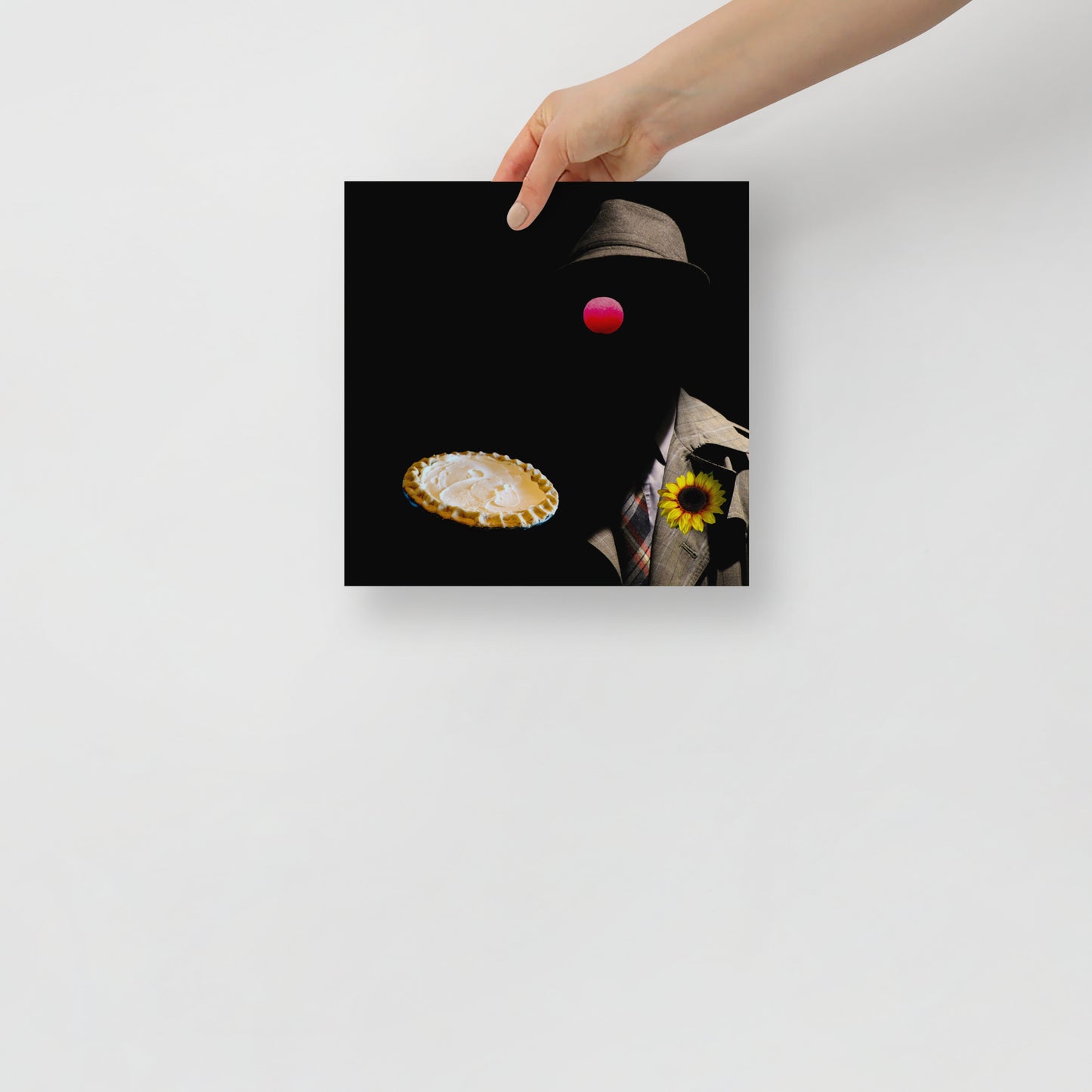 Collage Art Print of “Pow, Right In The Kisser”