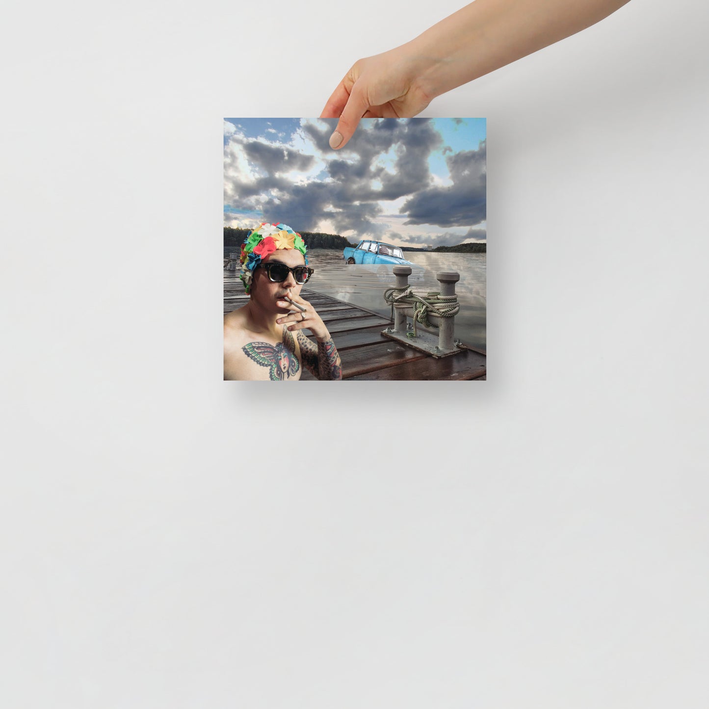 Collage Art Print of “That Sinking Feeling”