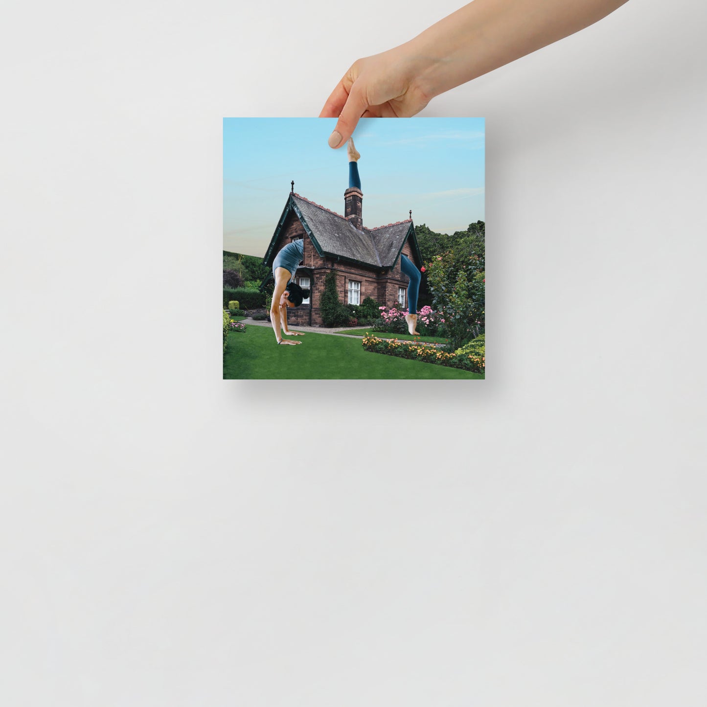 Collage Art Print of “Namaste Home”