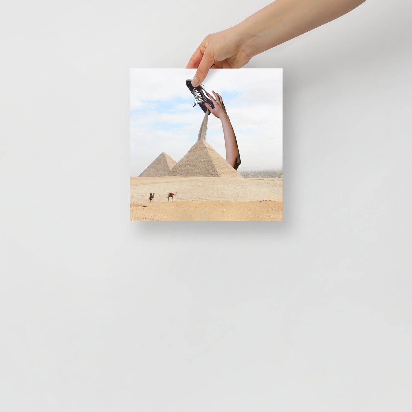 Collage Art Print of “Running Up That Hill”