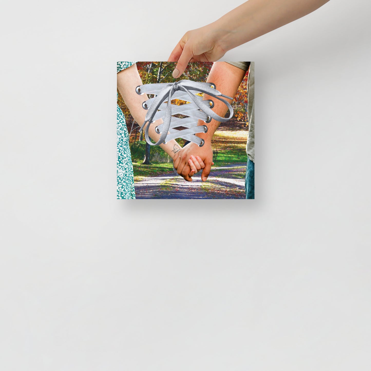 Collage Art Print of “Till Death Do Us Part”