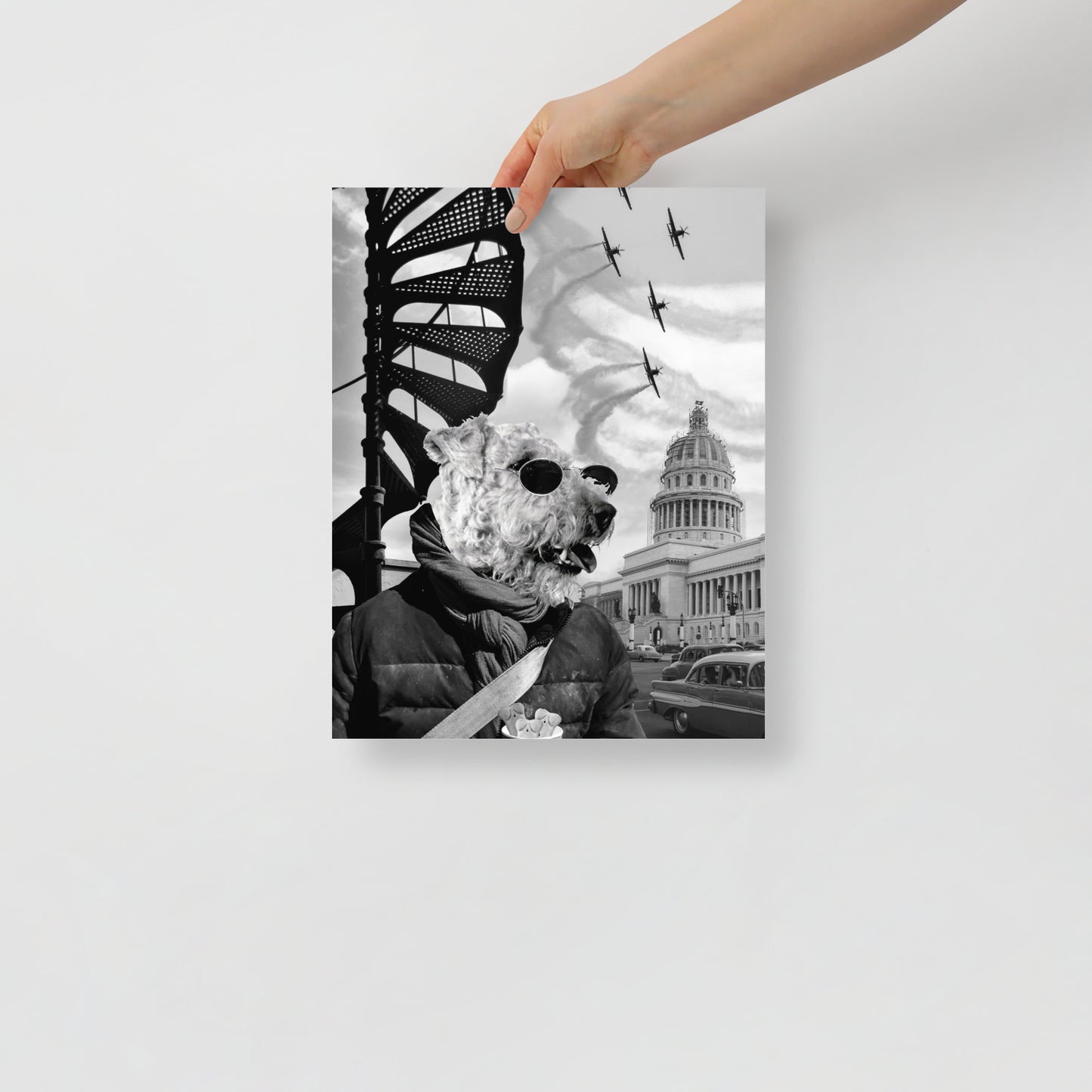 Collage Art Print of “Artisanal Treat Truck