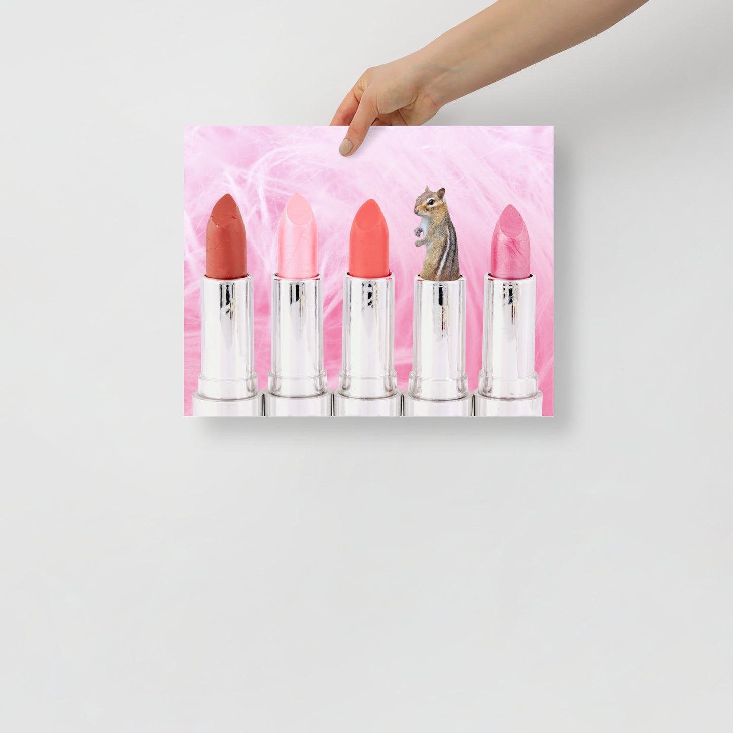 Collage Art Print of “Shocking Color”